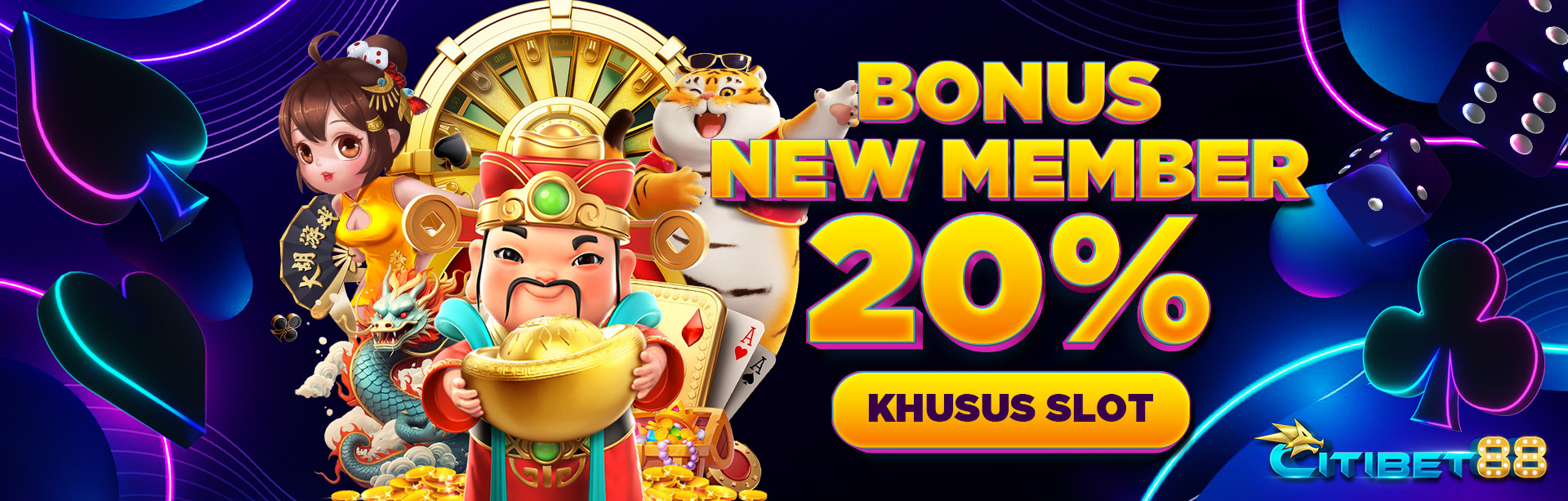 BONUS NEW MEMBER 20% DI AWAL