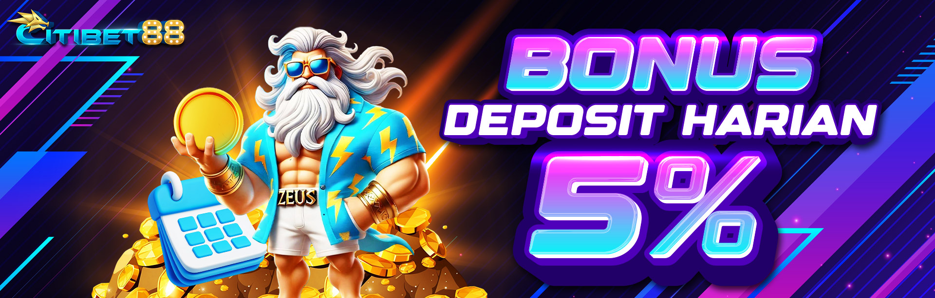 BONUS DEPOSIT HARIAN 5%