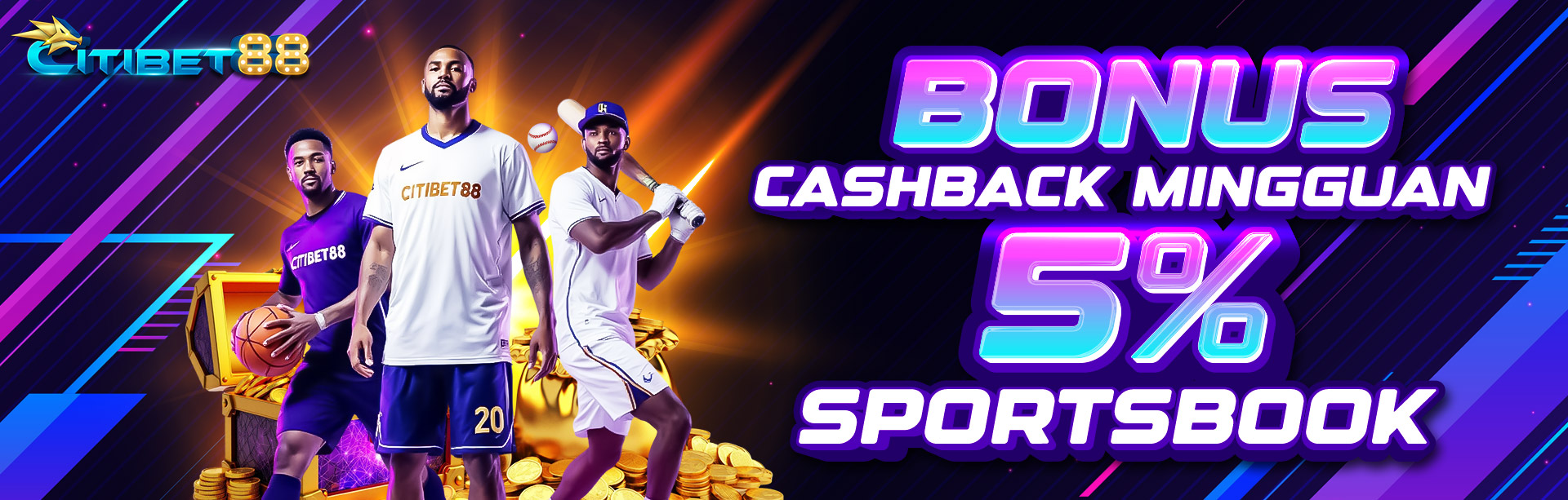 BONUS CASHBACK 5% SPORT