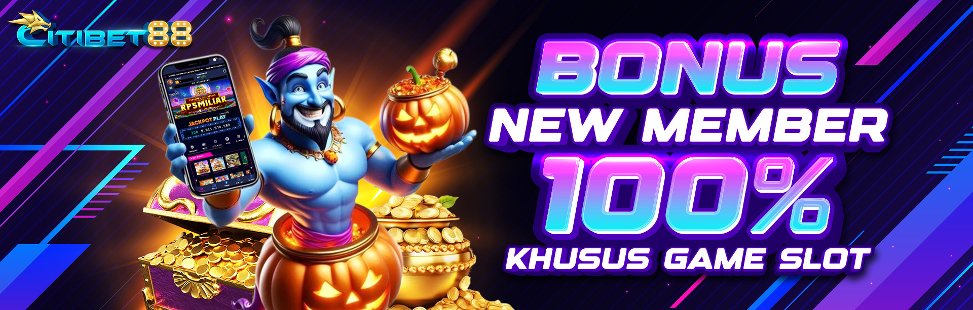 BONUS NEW MEMBER SLOT 100%