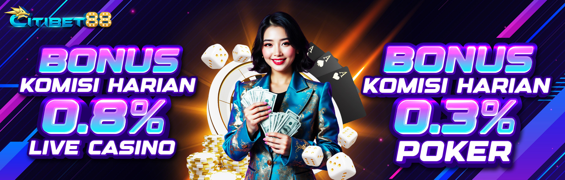 BONUS KOMISI CASINO & POKER