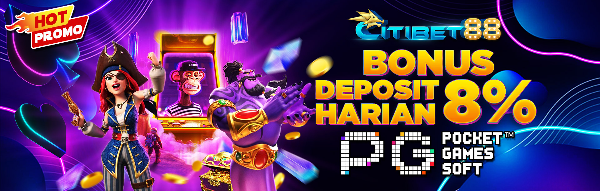 BONUS DEPOSIT HARIAN 8% PGSOFT