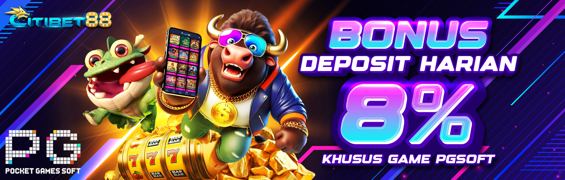 BONUS DEPOSIT HARIAN 8% PGSOFT