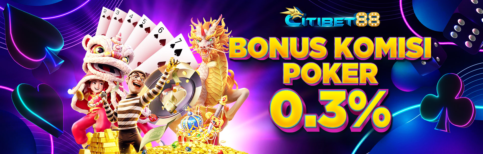 BONUS KOMISI POKER 0.3%