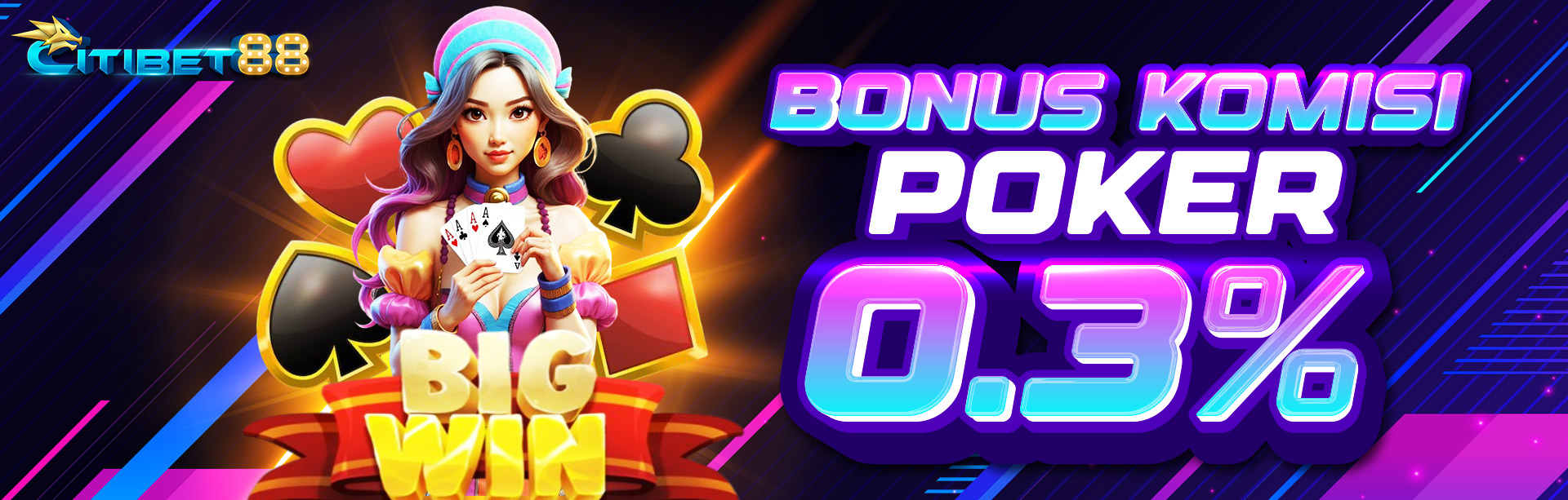 BONUS KOMISI POKER 0.3%