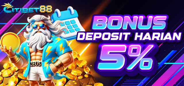 BONUS DEPOSIT HARIAN 5%