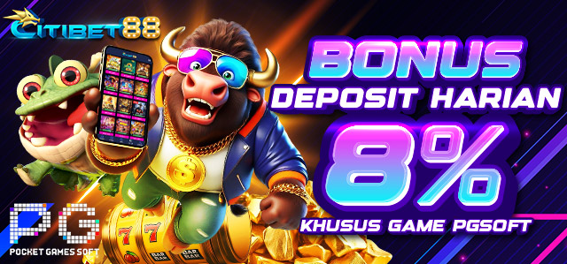 BONUS DEPOSIT HARIAN 8% PGSOFT