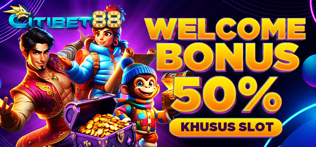 BONUS NEW MEMBER 50% SLOT DI AWAL