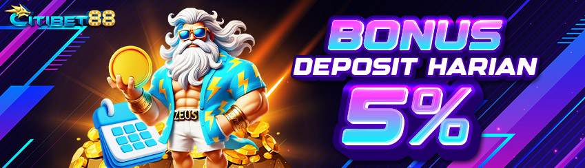 BONUS DEPOSIT HARIAN 5%
